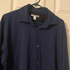 Banana Republic long sleeve blue shirt, extra large